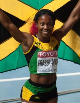 Shelly-Ann Fraser-Pryce Moscow 2013 cropped