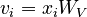 v_i=x_iW_V
