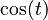 \cos (t)