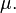 \mu.
