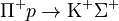 \Pi^+p\rightarrow\Kappa^+\Sigma^+