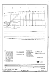 'Tween Deck Plan, Section 2 of 5 - Ship BALCLUTHA, 2905 Hyde Street Pier, San Francisco, San Francisco County, CA HAER CAL,38-SANFRA,200- (sheet 24 of 69).png