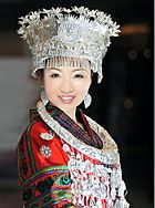 贵州黔东南苗族女性（a Miao woman in Qiandongnan，Guizhou）