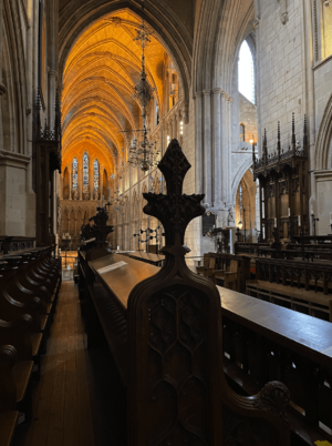 A view of the Nave, Southwark Cathedral, Christmas Eve 2021
