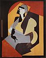 Albert Gleizes, 1920, Femme au gant noir (Woman with Black Glove), oil on canvas, 126 x 100 cm. Private collection