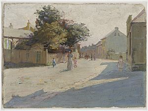 Alice Jane Muskett, In Cumberland Street, c. 1902