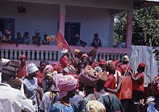 All People's Congress political rally Sierra Leone 1968
