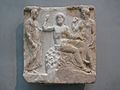 Ancient greek votive relief. 400 BC