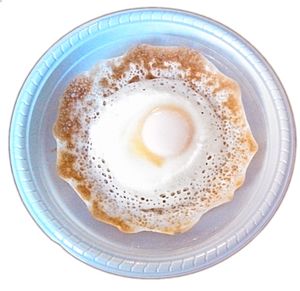 Appam with egg