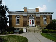 Carnegie library in Arcadia, Wisconsin.