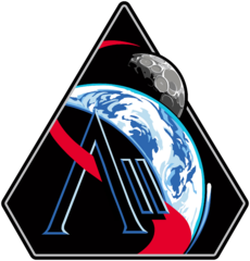 Artemis2 Decal, flipped commemorative collector version