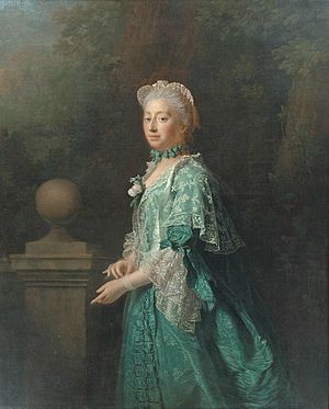 Augusta, Dowager Princess of Wales by Allan Ramsay
