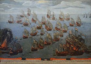 Batalla naval de Pernambuco o de los Abrojos (vista V). Hacia 1632 Cuadro4-v2-2.jpg