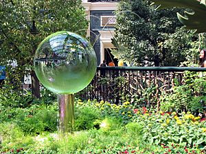 Bellagio garden crystal ball