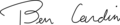 Ben Cardin signature