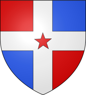 Blason ville fr Châtillon-sur-Chalaronne (Ain)