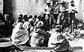 British officers question villagers after the third battle of Gaza IWM photo Q 012570