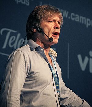 Bruce Dickinson at Campus Party (cropped)