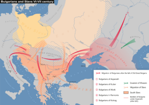 Bulgarians and Slavs VI-VII century