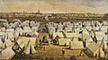 Canvas town south melbourne victoria 1850s