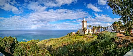 Cape Spartel lighthouse panorama