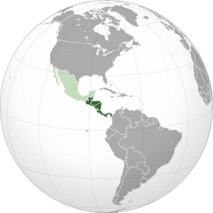 Central America (configurable orthographic projection).svg