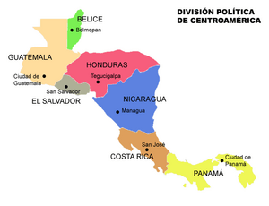 Centroamerica politico