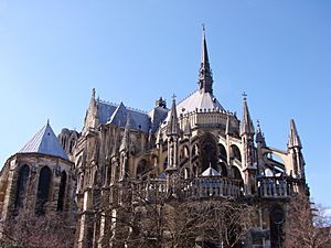 Chevet cathédrale Reims