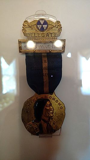 Chief Kokomo Medallion at Seiberling Mansion