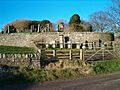 Church Ruins and Beehives - geograph.org.uk - 96776