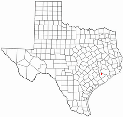 Location of Clodine, Texas