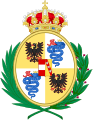 Coat of Arms of the House of Habsburg-Lorraine as Monarch of Milan (1707-1796)