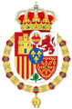 Coat of Arms used by the supporters of the Carlist Claimants to the Spanish Throne (adopted c.1890)