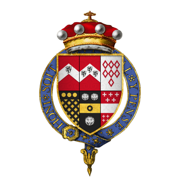Image Coat of arms of Sir Brooke, 9th Baron Cobham, KG
