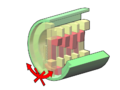 Disc tumbler locked