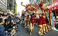 Dragon in Chinatown NYC Lunar New Year
