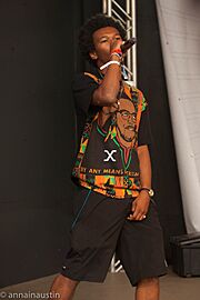 Earl Sweatshirt set at the SPIN party SXSW 2015 Austin, Texas -6197 (25123308592).jpg