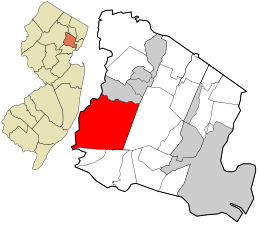 Location in Essex County and the state of New Jersey.