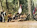 First reenactment of the Battle of Natural Bridge of 1865 in 1975