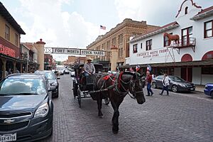 Fort Worth Stockyards June 2016 14 (Exchange Avenue)