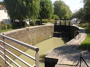 France Canal du Midi écluse de Négra