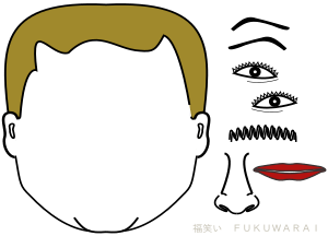 Fukuwarai-maleface