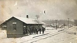 Garnet, Michigan historic rail depot