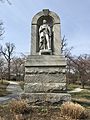 George Washington Sculpture (1857, Edward Sheffield Bartholomew, sculptor; George Mann and Son, niche-base), Druid Hill Park, Swann Drive, Baltimore, MD 21217 (33632065775)