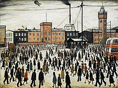 Going to Work - L S Lowry