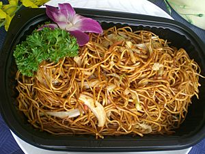 HK Arena Sunday AsiaWorld Expo Food Soy Sauce Fried Noodles 豉油皇炒麵