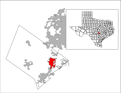 Location of Kyle, Texas