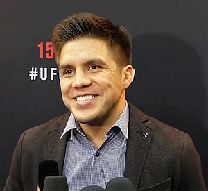 Henry Cejudo smiling