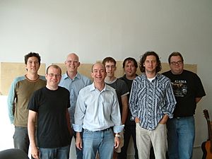 Jeff Bezos visits the Robot Co-op in 2005