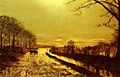 John Atkinson Grimshaw - Wharfedale 1872
